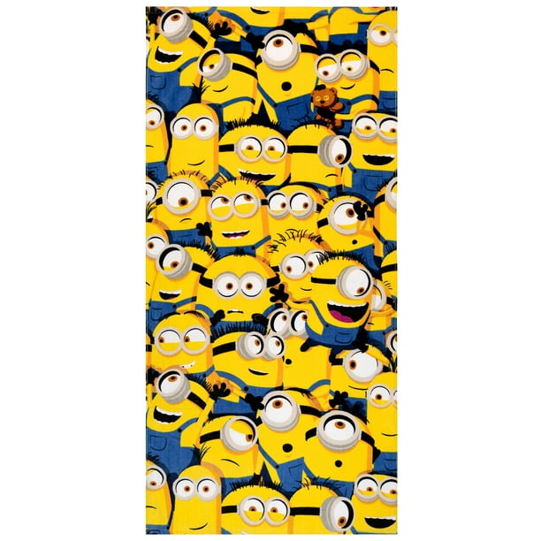 Minions Pile Up Beach Towel 28 x 58 inches Free Shipping 